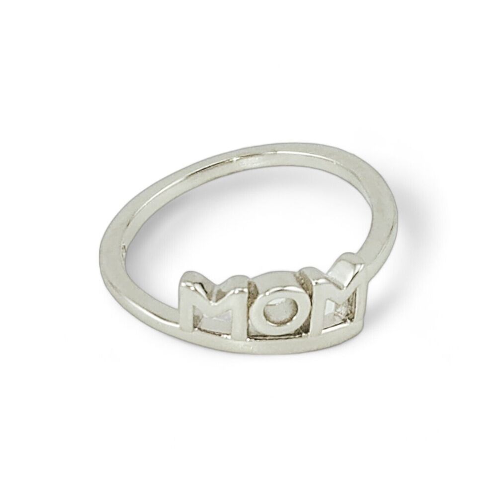 Sterling Silver 925 Mom Ring - Picture 3 of 5